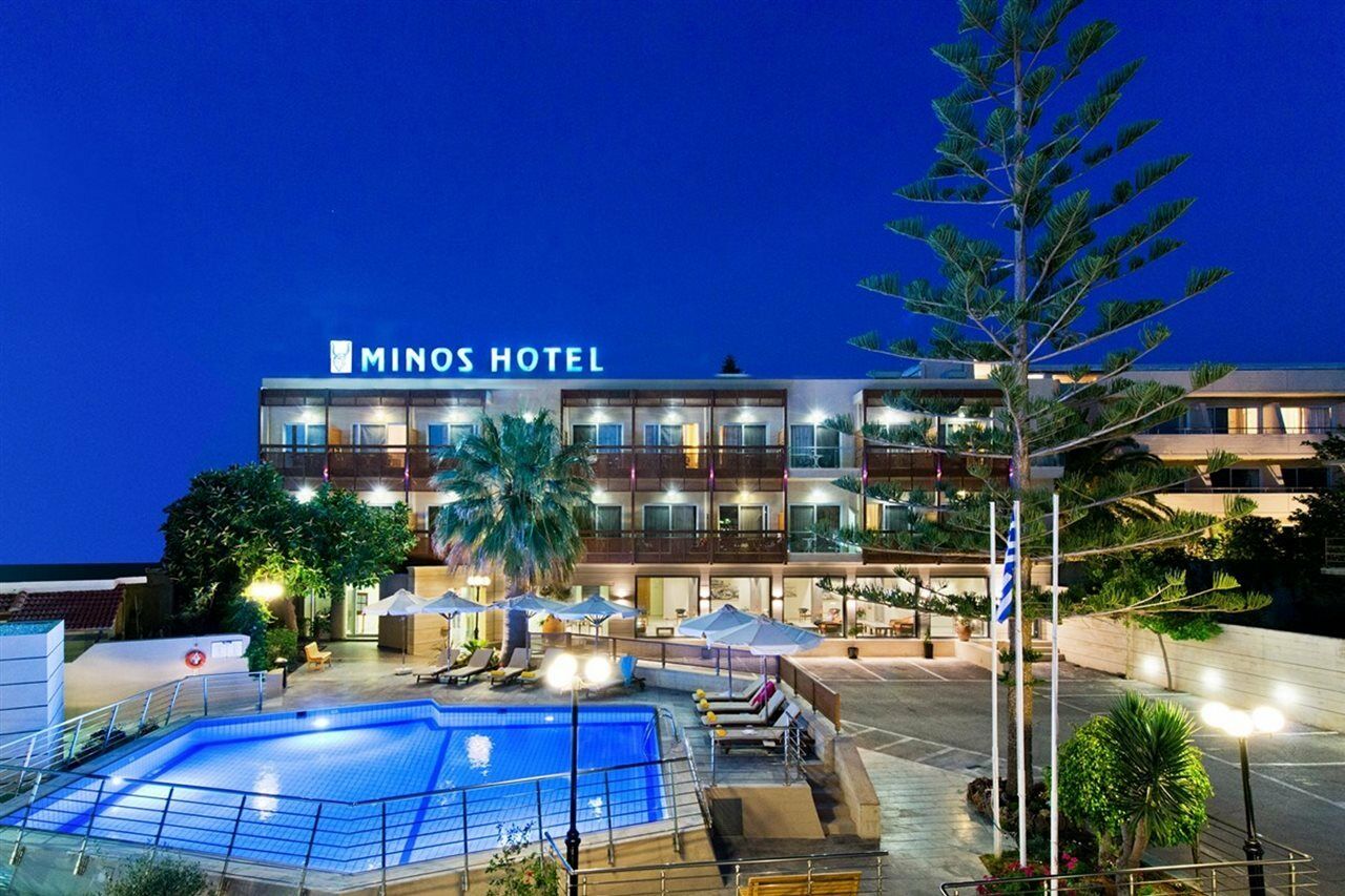 Minos Hotel ريثيمنو المظهر الخارجي الصورة